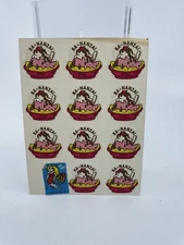 VtG 1980s Trend Scratch & Sniff Ba-nanza Banana Split 11 Stickers Sheet Matte