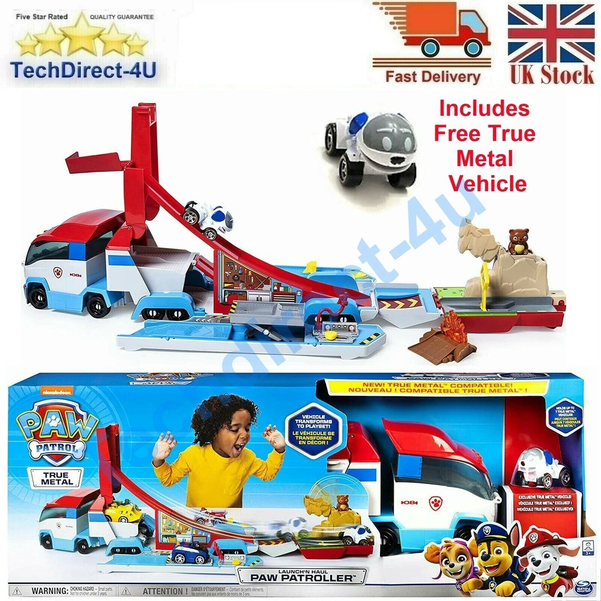 Launch and haul paw clearance patroller