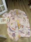 Vintage 1985 She-Ra Princess of Power & He-man Twin Sheet Set & Pillow Case