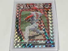 🔥Shohei Ohtani 2021 Panini Mosaic #WTW8 Silver Prizm Los Angeles Angels Dodgers