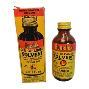 Vintage Outer’s Gunslick Gun Cleaning Solvent W/ Orig Box, Empty 