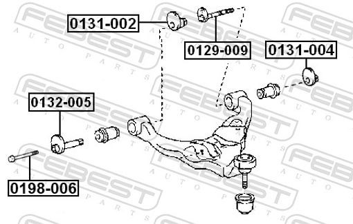 Fits FEBEST 0198-006 BOLT