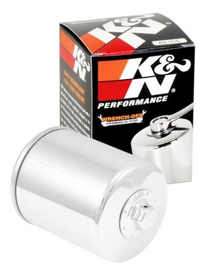K&N Engineering Oil Filter KN-171C Chrome Harley Davidson/Buell