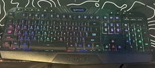 Redragon Wired Gaming Keyboard – Black – RGB Backlit – Mechanical Feel