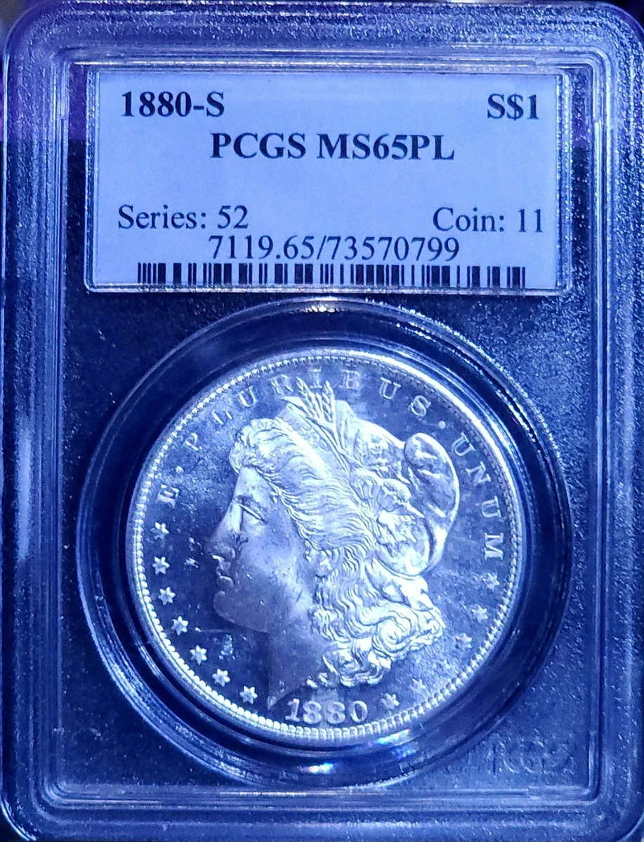 1880 Year Grade MS 65 Morgan Dollars (1878-1921) for sale | eBay