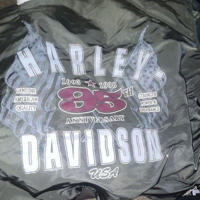 Harley-Davidson 95th Anniversary Jacket 1903-1998 USA Black/Gray