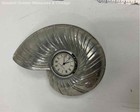 Vintage Kirk Stieff Nautilus Shell clock — photo 1