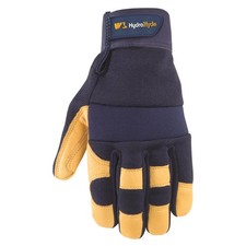 Wells Lamont 3207L HydraHyde Large Genuine Leather Palm Work Gloves