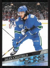 2020-21 Upper Deck #452 Jalen Chatfield Young Guns RC
