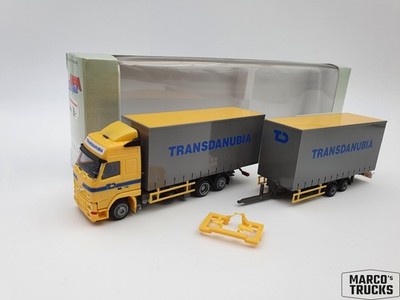 AWM Volvo FH12 jumbo truck and trailer ''Transdanubia'' 5838.71 1:87 /AW3299