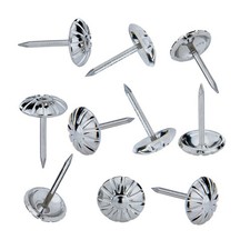 200pcs Silver Upholstery Tacks, 7/16 Inch Furniture Tacks for Upholstery, Dec...