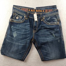 Rock Revival Jeans Russel Slim Straight Men's 38x33 NWT