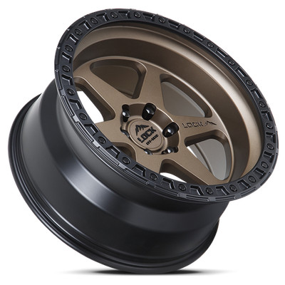 1 New 17x9 Lock Off-Road Olympus Bronze Black Ring 6x139.7 6x5.5 ET-35 Wheel