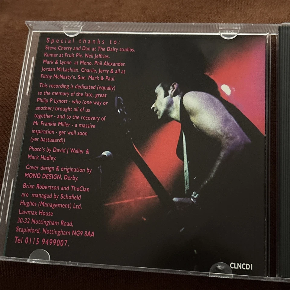 BRIAN ROBERTSON / THE CLAN - That's All - CD Album - 1995 - EX THIN LIZZY — 第 4/4 张图片