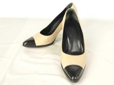 CHANEL Pumps Patent Leather Women's Size EU37/US6.5