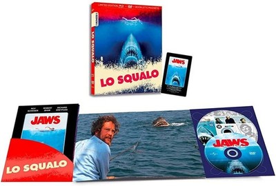 DER HAI - NUMMERIERT - BOOK + MAGNET - ITA - ENG - BLU-RAY + DVD