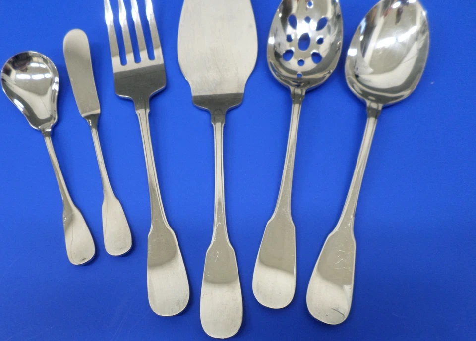 6 - Retroneu HAVERHILL Glossy Stainless Korea Flatware HOSTESS / SERVING PIECES - Image 2 of 4