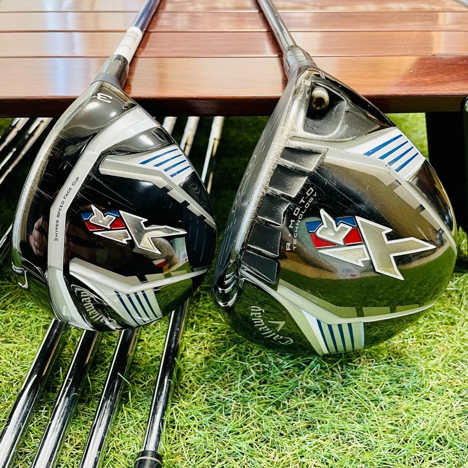 Callaway Fullset XR 1w3w5w 4hy APEX Irons 6-9Pw 11Pics Rh Flex Golf Clubs Japan - Image 2 of 4