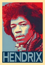 AFFICHE POSTER - Jimi Hendrix - A3