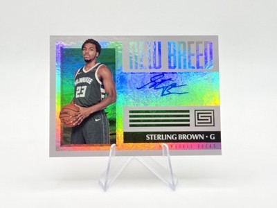 Sterling Brown 2017-18 Panini Status New Breed Auto SP #NB-SBR