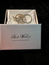 Couple Keychain Set Matching Hands Keychains Best Wishes Gift Set His Hers