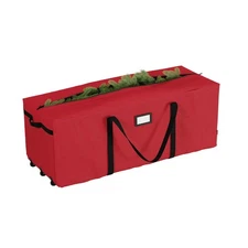 Christmas Tree Storage Bag with Wheels - Canvas Duffel for 12-Foot Fake Trees...