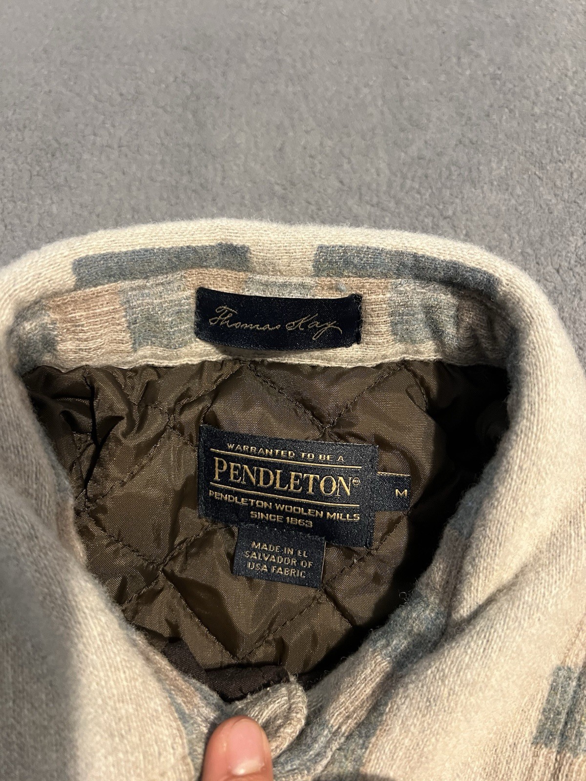 Pendleton Virgin Wool Jacket Aztec Navajo Southwe… - image 2