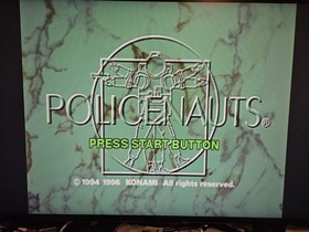 Konami Policenauts Sega Saturn Limited Edition Picture Book Stickers Tested