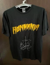 Honma Tomoaki Autographed T-Shirt, NJPW Wrestling, Used, December 29