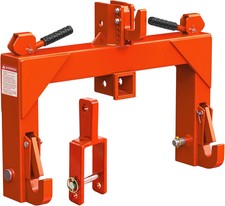 3 Point Quick Hitch Attachment & 2" Receiver for Category 1 Tractors, 3000 lbs