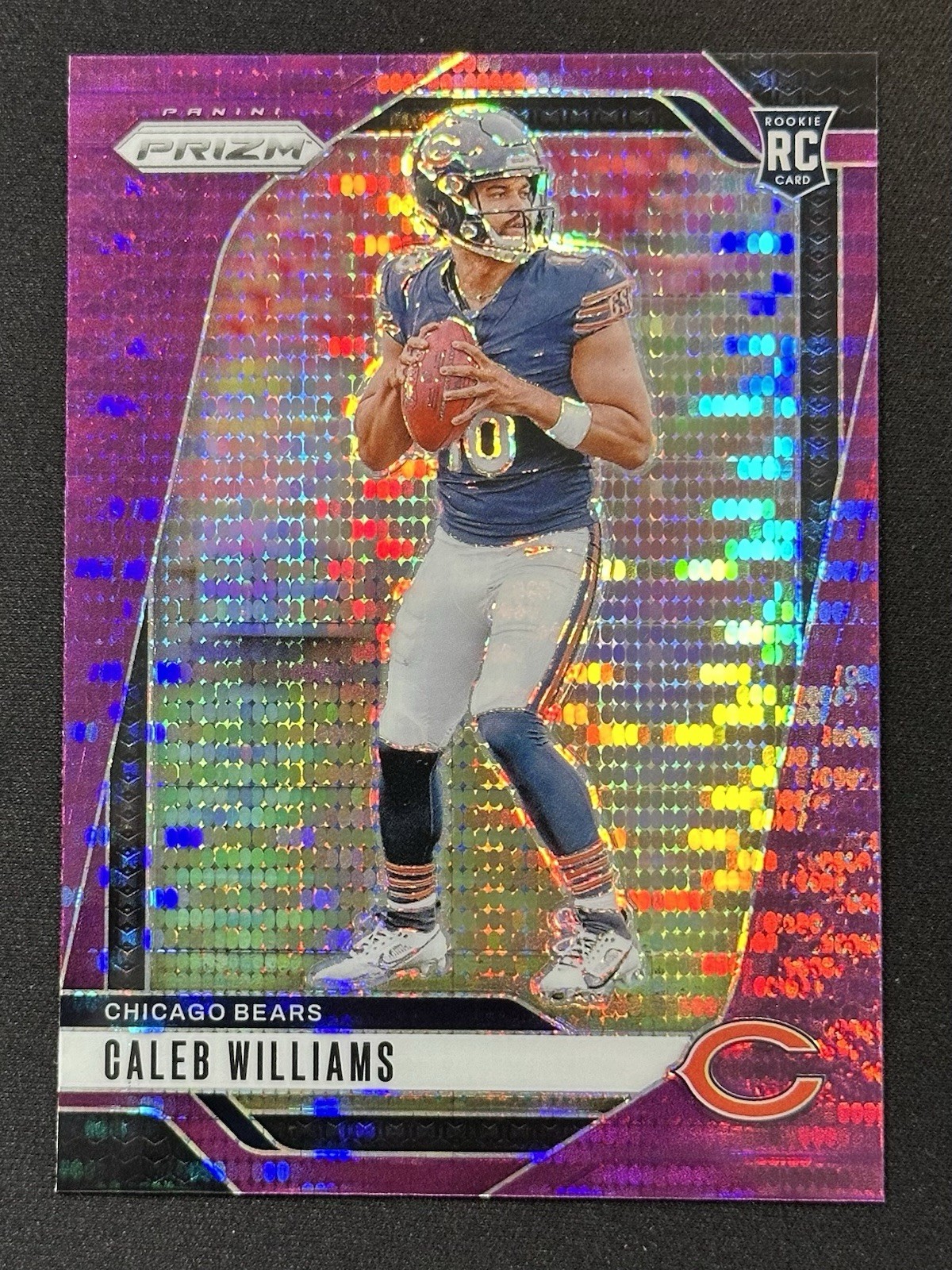 2024 Panini Prizm - Rookies Caleb Williams #301 Purple Pulsar Prizm (RC)