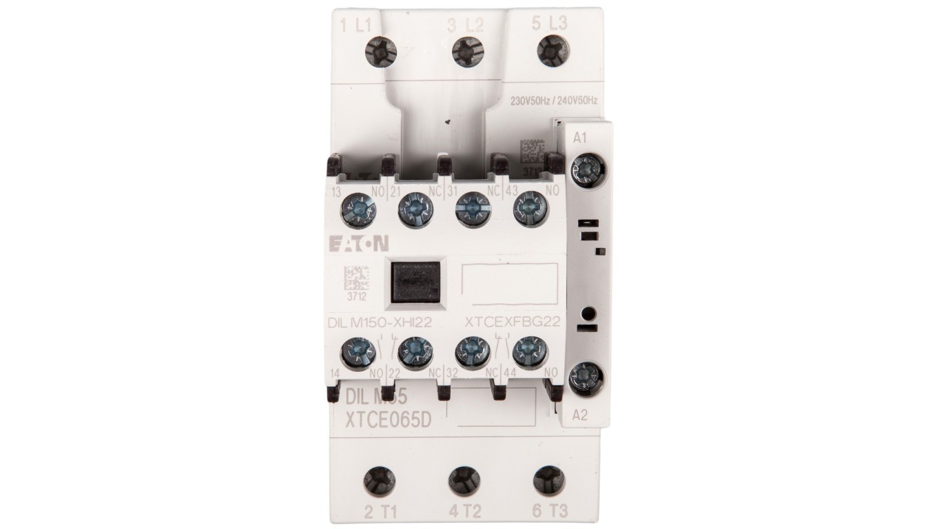 Power Contactors 65A 3P 230V AC 2Z 2R DILM65-22 DILM 277926