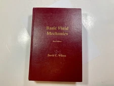 Basic Fluid Mechanics David C Wilcox - HC - First Edition 2nd Print w/ Compact