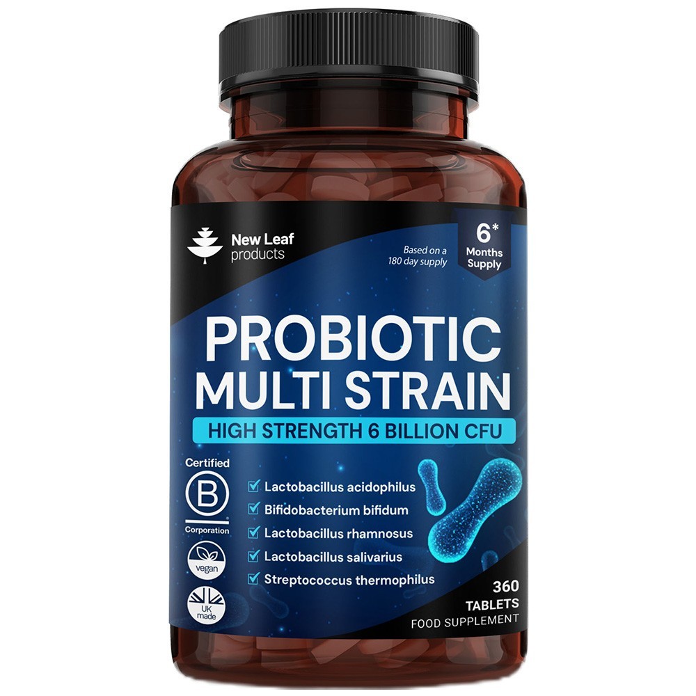Probiotic Supplements Digestive Gut Health Men Women Acidophilus Tablets