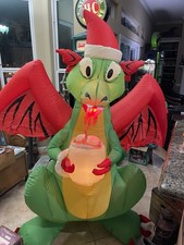 Gemmy 6-1/2  FireBreathing Dragon Christmas inflatable Airblown