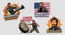 Chuck Norris Decal Stickers Phone Laptop 