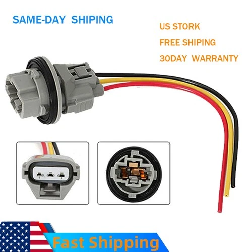 Front Turn Signal Light Connector Plug Harness & Bulb Socket For Toyota Tundra