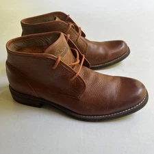 Wolverine 1883 Boots Mens 10 US Orville Chukka Desert Boots Brown Leather 2 Hole