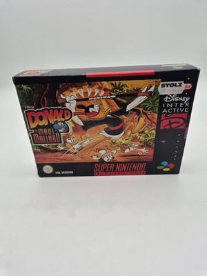 Donald in Maui Mallard Super Nintendo SNES Sehr Gut OVP Anleitung