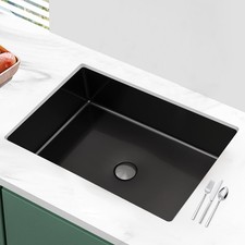 Bathroom Sink Single Bowl Undermount Bathroom Wash Sink Rectangular Sink 23L