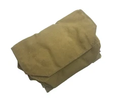 QTY (1) US Military Eagle Industries KHAKI Signal Pouch MOLLE - USED