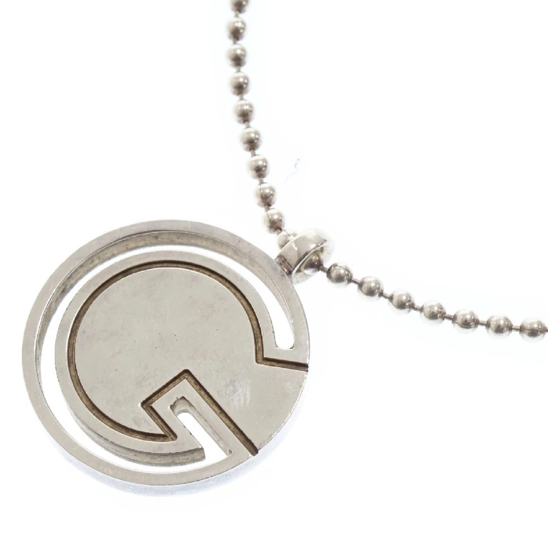 Collana Gucci catena sfera G rotonda argento usata b9d760ba1b32d25bfffad68113ce027a