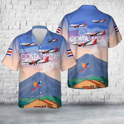 Avianca Costa Rica Airbus A320 251N Hawaiian Shirt
