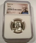 1964-D NGC MS66 WASHINGTON QUARTER SILVER WHITE 25c MS 66