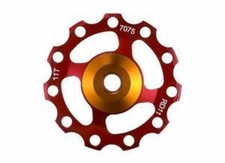 2 PC Bike Bicycle Rear Derailleur Pulley 11T Red TAIWAN
