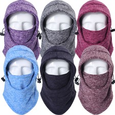 Balaclava Ski Full Face Mask Winter Windproof Thick Fleece Neck Gaiter Warm Hood