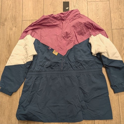 🆕 NIKE Plus 1X Long Tunic Track Jacket Purple Teal White Windbreaker Coat NWT - Picture 4 of 5