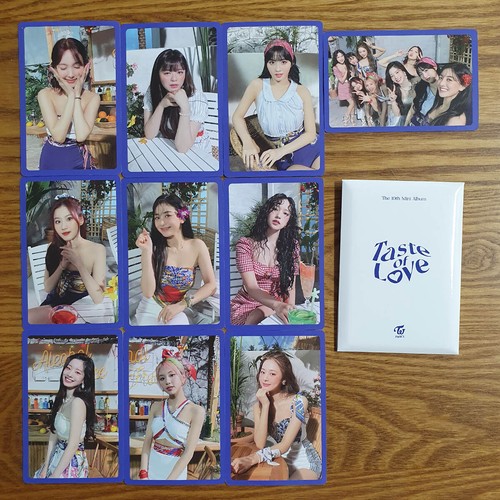 Pre Order 10pcs Photocard Set Taste Ver Twice 10th Mini Album Taste Of Love Ebay