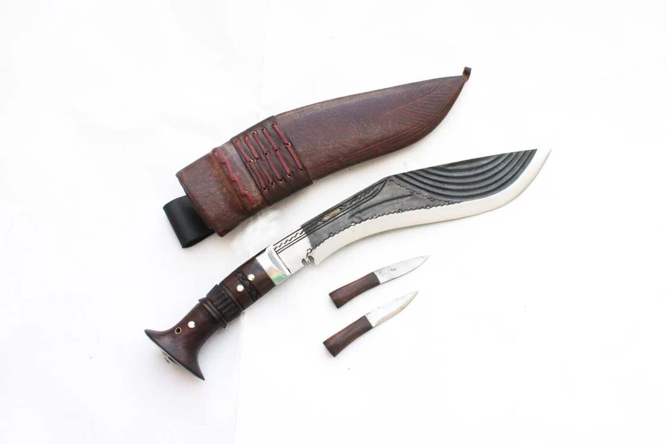 fixed blade 11 inches long khukuri-kukri Curve Chhukuri-kukri Gurkha kukri - Image 2 of 4