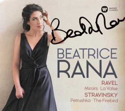 Signed BEATRICE RANA Ravel Miroirs & La Valse Warner Classics CD Signiert
